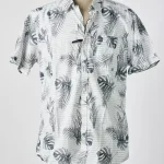 Chemise décontractée à manches courtes pour hommes Pioneer